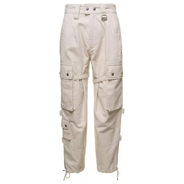 Брюки beige cargo pants with pockets and buckles in cott Isabel Marant, мультиколор
Брюки beige cargo pants with pockets and buckles in cott Isabel Marant, мультиколор