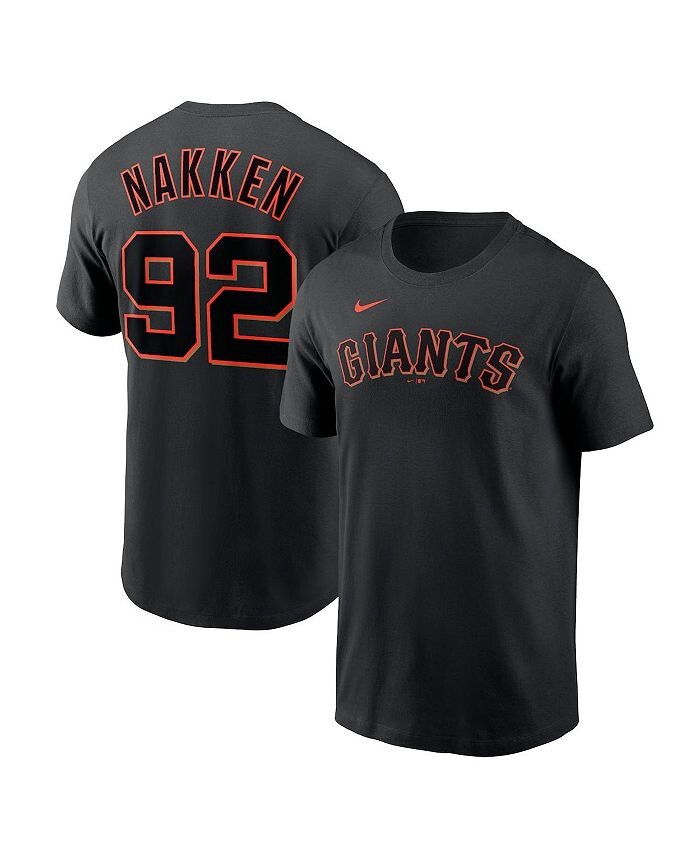 Мужская черная футболка с именем и номером San Francisco Giants Alyssa Nakken Nike, черный
Мужская черная футболка с именем и номером San Francisco Giants Alyssa Nakken Nike, черный
