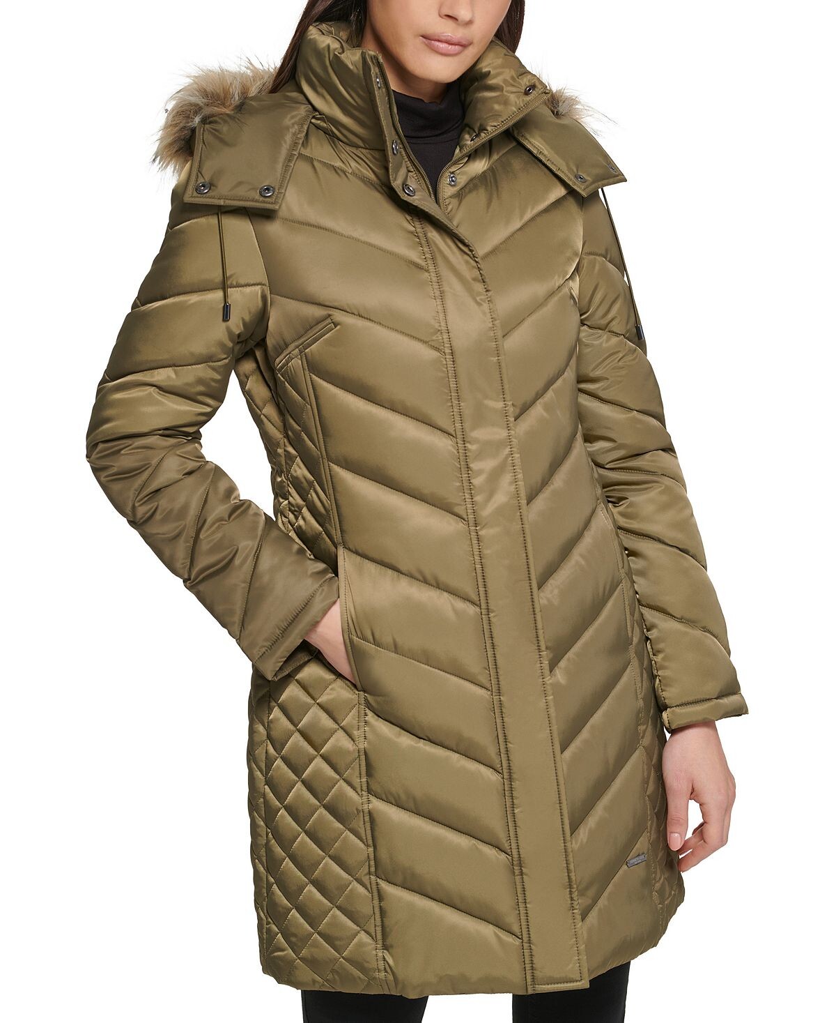 Пуховик Petite с отделкой из искусственного меха и капюшоном Kenneth Cole
Пуховик Petite с отделкой из искусственного меха и капюшоном Kenneth Cole