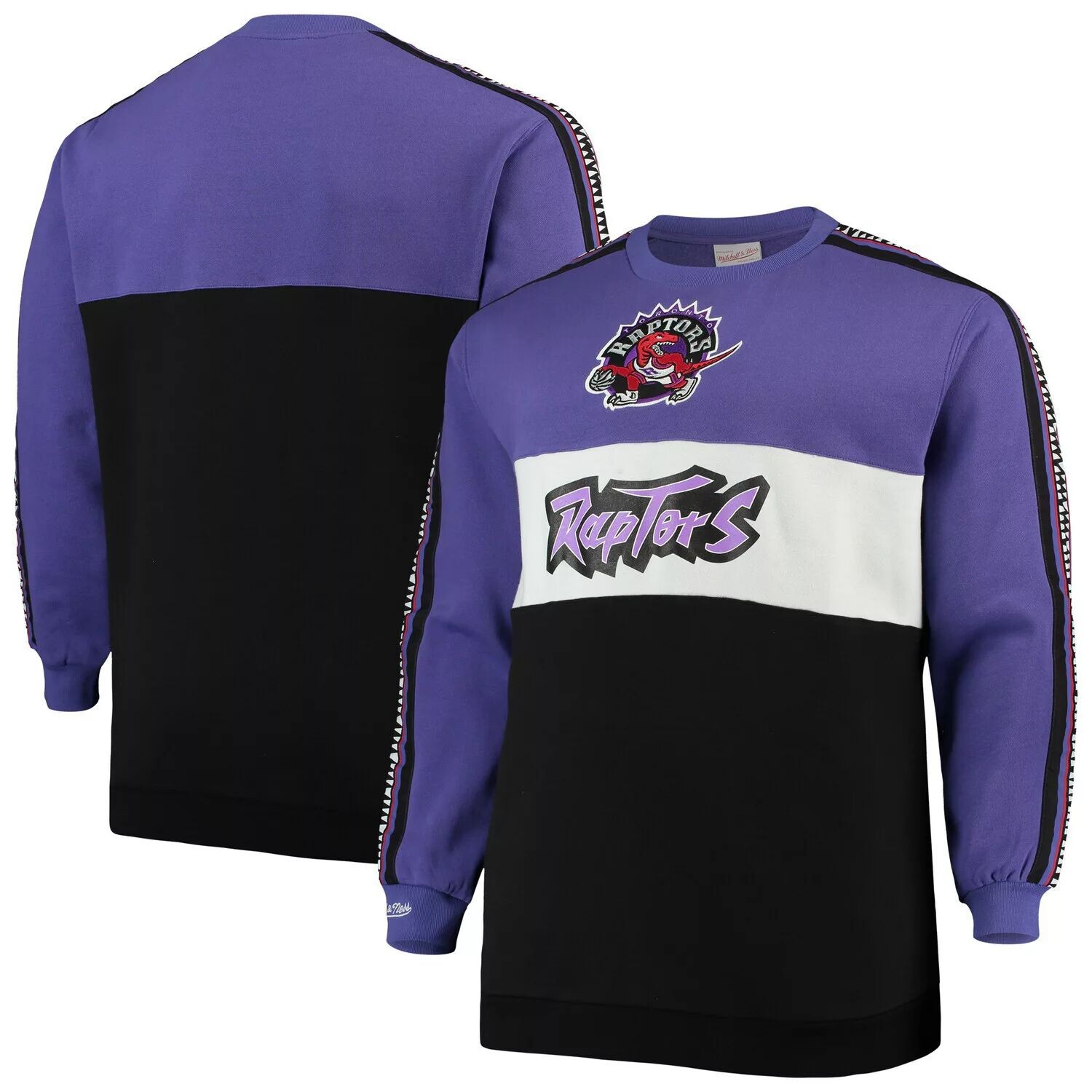 Мужской Mitchell & Ness фиолетовый/черный флисовый пуловер Toronto Raptors Hardwood Classics Big & Tall Leading Scorer, толстовка
Мужской Mitchell & Ness фиолетовый/черный флисовый пуловер Toronto Raptors Hardwood Classics Big & Tall Leading Scorer, толстовка