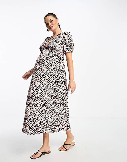 Чайное платье миди с присборенной талией и объемными рукавами ASOS DESIGN Maternity с ярким принтом
Чайное платье миди с присборенной талией и объемными рукавами ASOS DESIGN Maternity с ярким принтом
