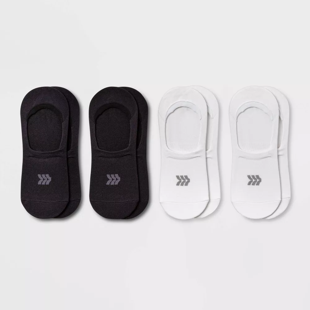 Женские легкие спортивные носки увеличенного размера по 4 пары - All In Motion, цвет White/Black
Женские легкие спортивные носки увеличенного размера по 4 пары - All In Motion, цвет White/Black