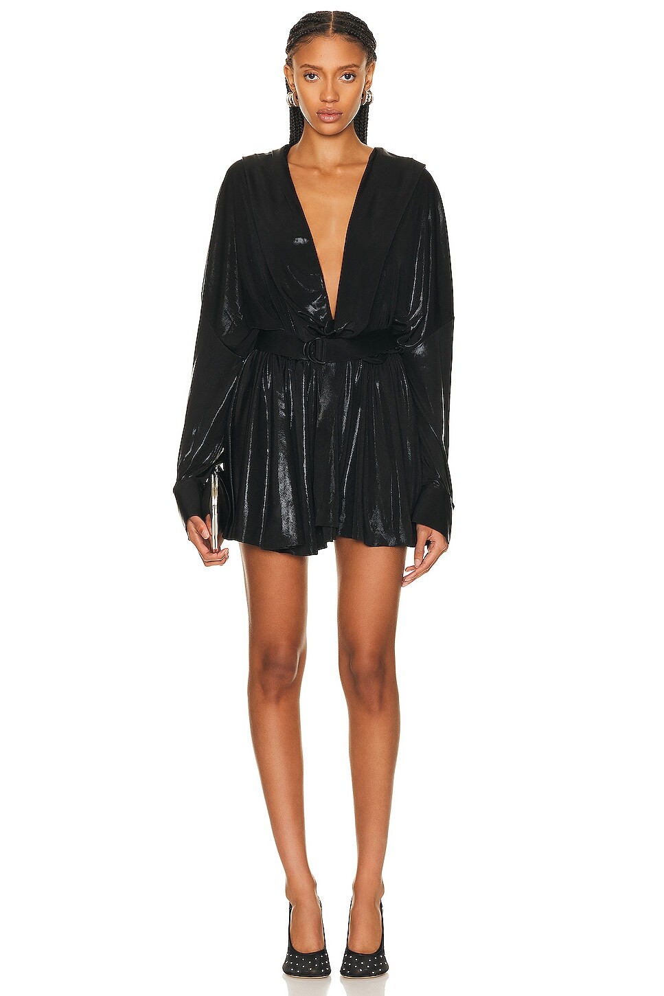 Платье мини Norma Kamali Hooded Super Oversized Boyfriend Shirt Flared, черный
Платье мини Norma Kamali Hooded Super Oversized Boyfriend Shirt Flared, черный