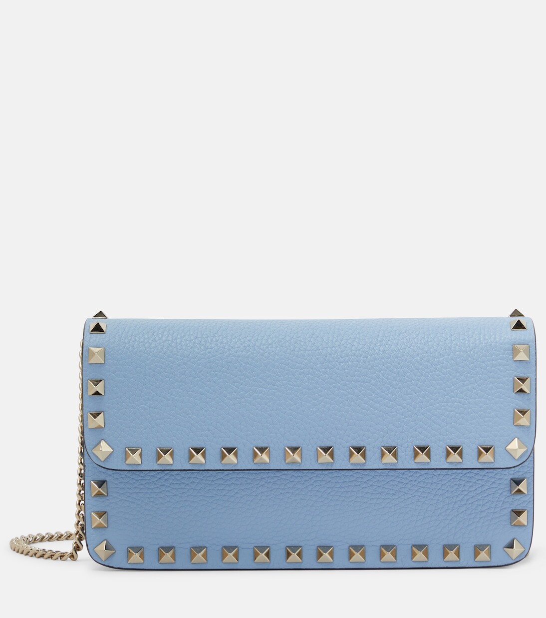 Маленькая кожаная сумка через плечо rockstud Valentino Garavani, синий
Маленькая кожаная сумка через плечо rockstud Valentino Garavani, синий