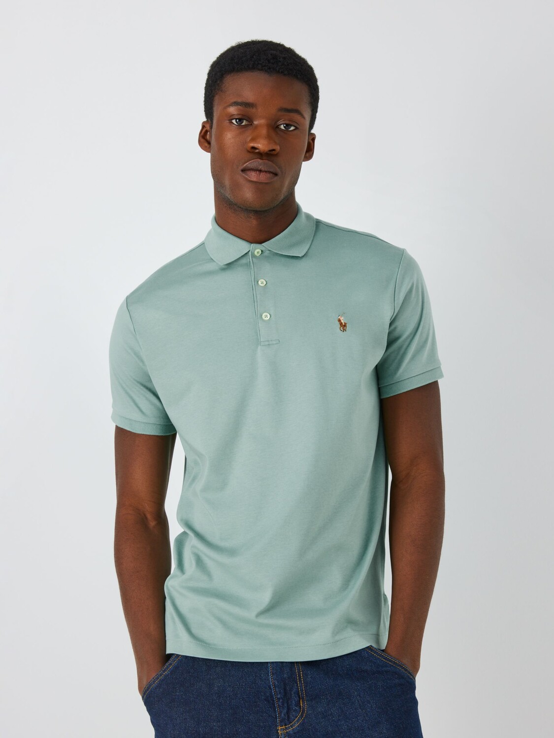 Рубашка поло приталенного кроя с короткими рукавами Polo Ralph Lauren, цвет Essex Green
Рубашка поло приталенного кроя с короткими рукавами Polo Ralph Lauren, цвет Essex Green