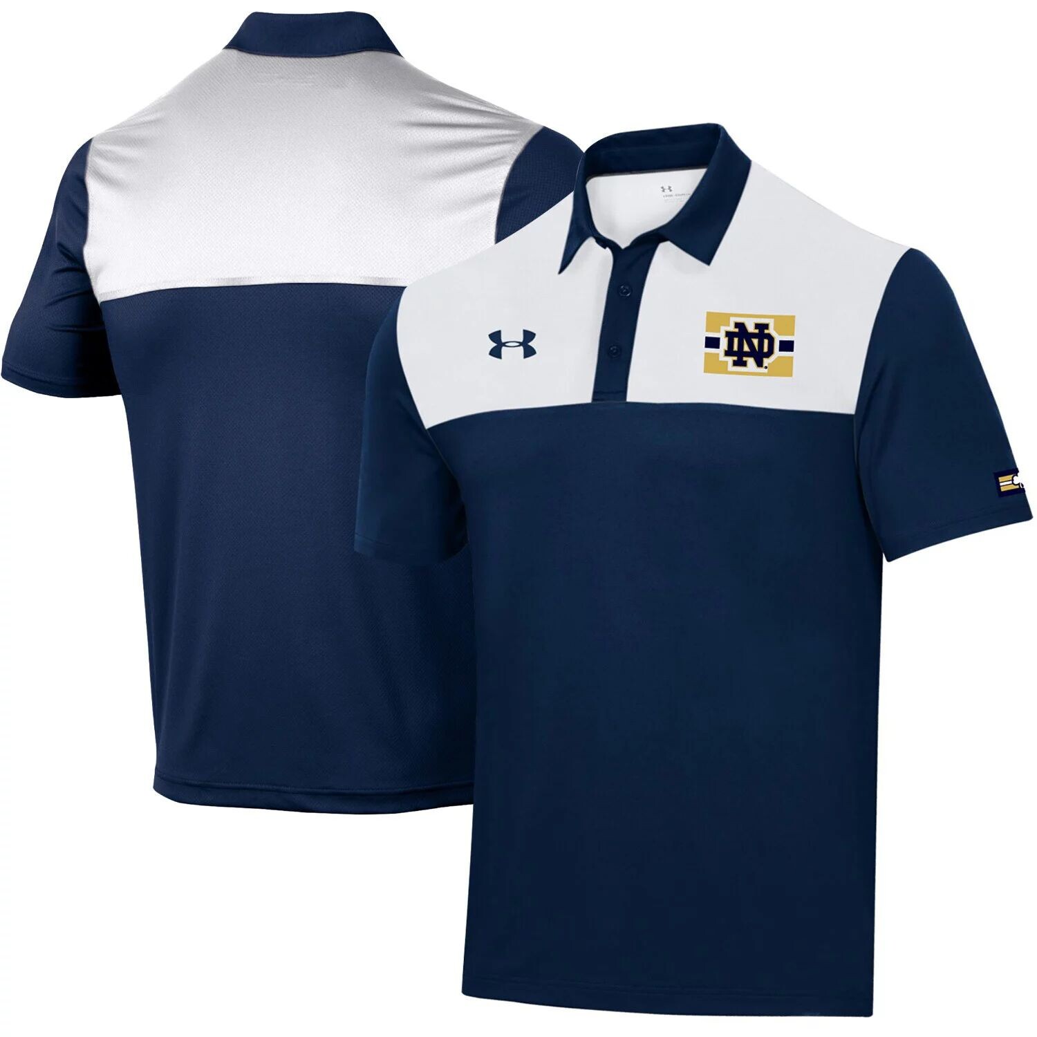 Мужская рубашка-поло Under Armour темно-синего/белого цвета Notre Dame Fighting Irish 2021 Shamrock Series Performance
Мужская рубашка-поло Under Armour темно-синего/белого цвета Notre Dame Fighting Irish 2021 Shamrock Series Performance