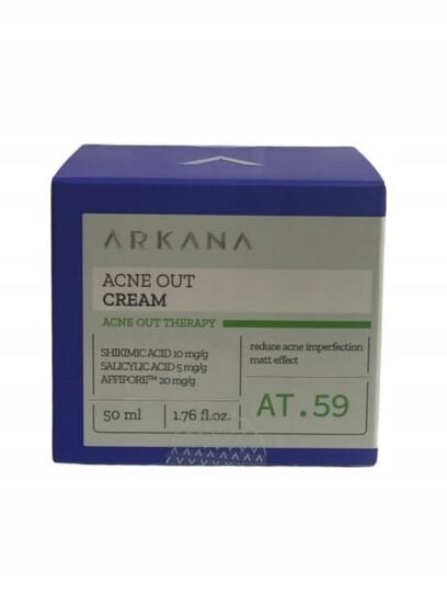 Крем для жирной, акне и комбинированной кожи, 50 мл Arkana, Acne Out Therapy
Крем для жирной, акне и комбинированной кожи, 50 мл Arkana, Acne Out Therapy