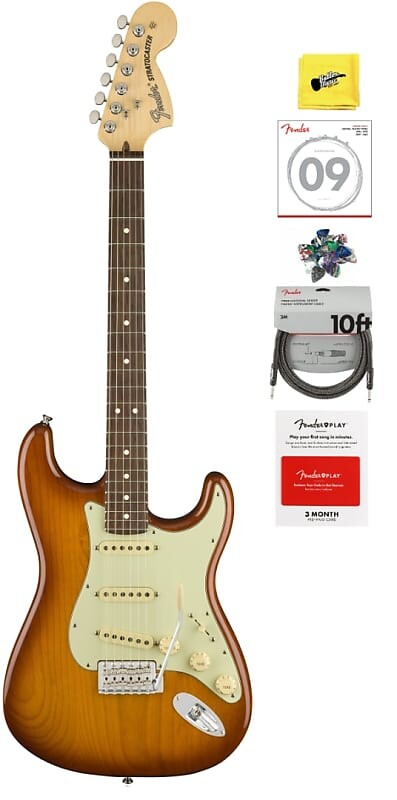 Электрогитара Fender American Performer Stratocaster Guitar w/Deluxe Bag, HoneyBurst, Bundle
Электрогитара Fender American Performer Stratocaster Guitar w/Deluxe Bag, HoneyBurst, Bundle