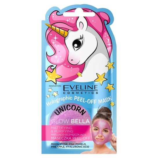 Матирующая и очищающая маска Glow Bella 7мл Eveline Cosmetics Holographic Peel-Off Mask
Матирующая и очищающая маска Glow Bella 7мл Eveline Cosmetics Holographic Peel-Off Mask