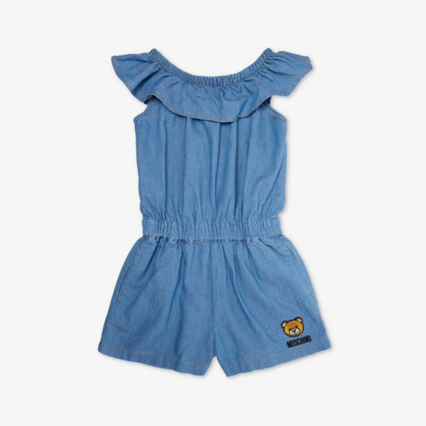 Комбинезон из хлопка и льна с принтом логотипа toy bear для 4–12 лет Moschino, синий
Комбинезон из хлопка и льна с принтом логотипа toy bear для 4–12 лет Moschino, синий