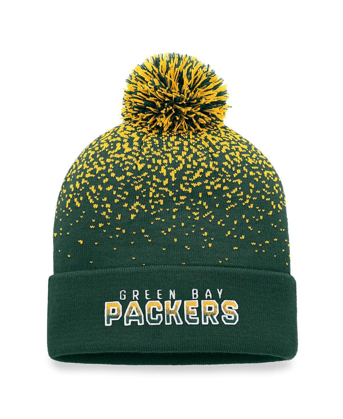 Мужская фирменная зеленая вязаная шапка Green Bay Packers Iconic с градиентными манжетами и помпоном Fanatics
Мужская фирменная зеленая вязаная шапка Green Bay Packers Iconic с градиентными манжетами и помпоном Fanatics