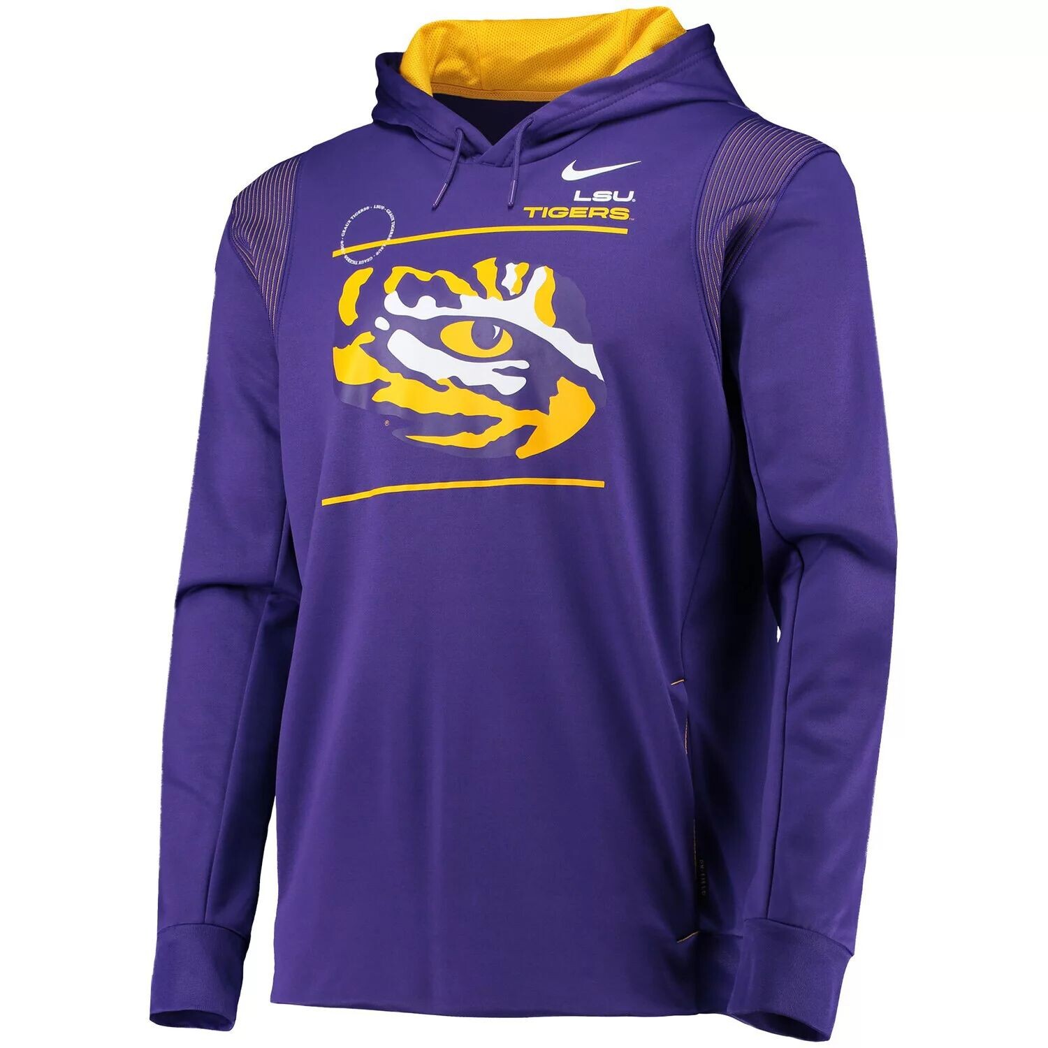 Мужской фиолетовый пуловер с капюшоном LSU Tigers 2021 Team Sideline Performance Nike
Мужской фиолетовый пуловер с капюшоном LSU Tigers 2021 Team Sideline Performance Nike