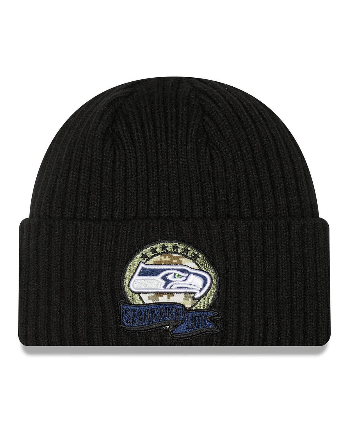 Мужская черная вязаная шапка Seattle Seahawks 2022 Salute To Service New Era
Мужская черная вязаная шапка Seattle Seahawks 2022 Salute To Service New Era