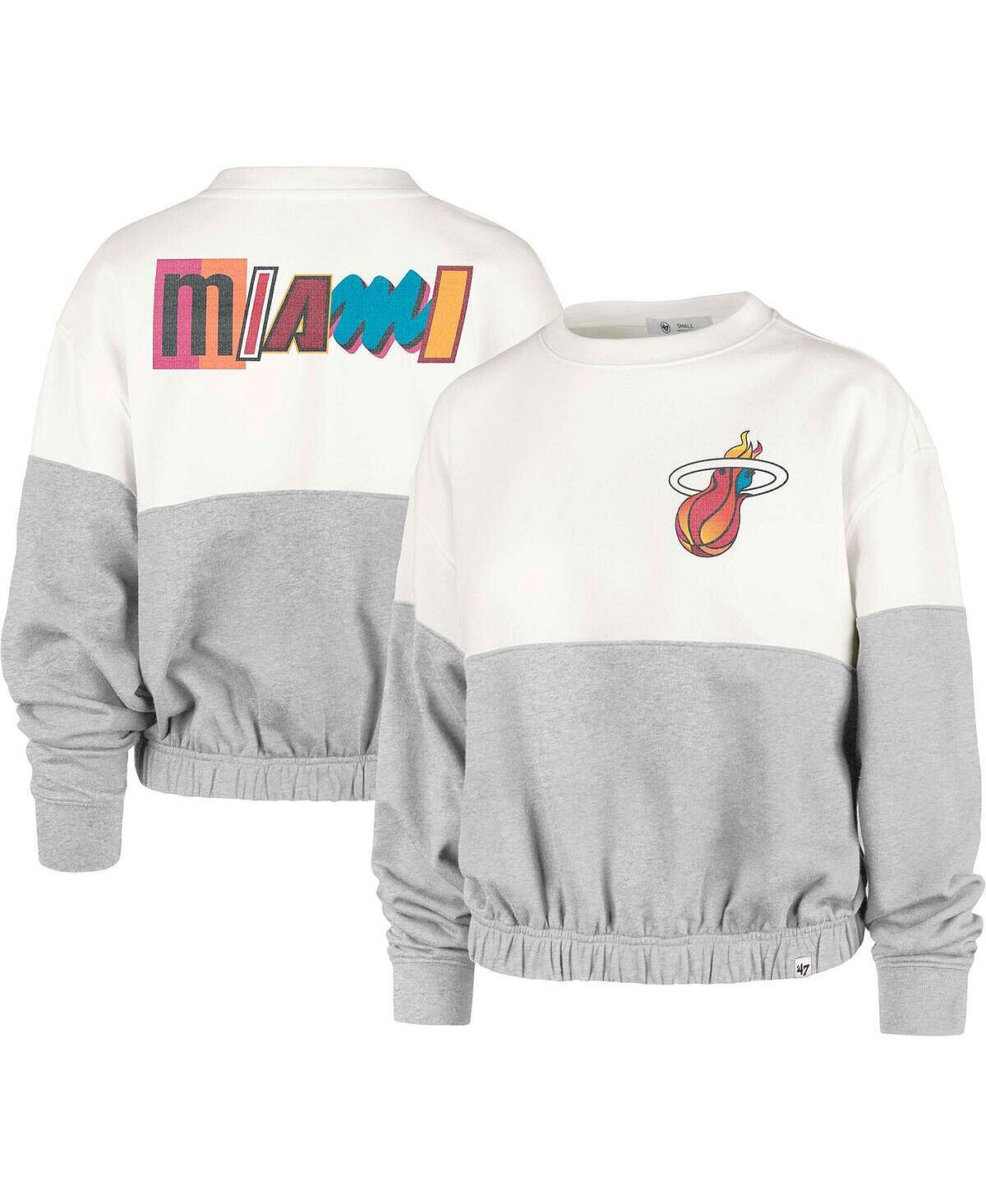Женская кремовая толстовка Miami Heat 2022/23 City Edition Take Two Bonita '47 Brand
Женская кремовая толстовка Miami Heat 2022/23 City Edition Take Two Bonita '47 Brand