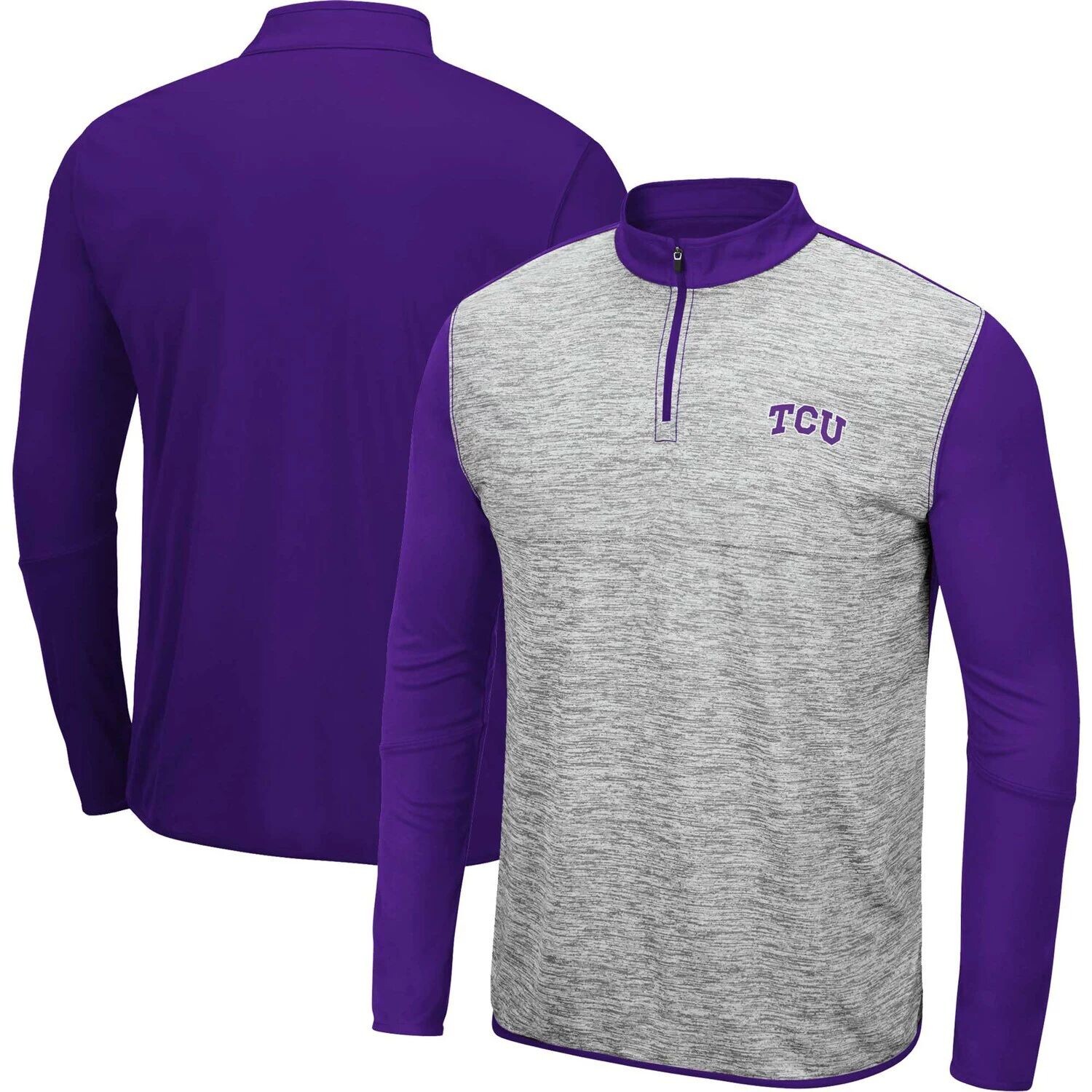 Мужская куртка TCU Horned Frogs Prospect с молнией четверть цвета серо-фиолетового цвета Colosseum, Фиолетовый
Мужская куртка TCU Horned Frogs Prospect с молнией четверть цвета серо-фиолетового цвета Colosseum, Фиолетовый