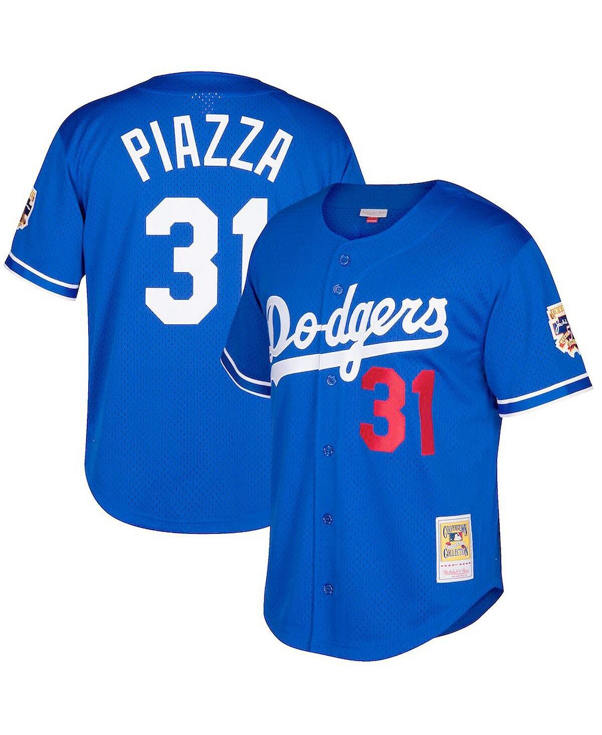Мужское сетчатое джерси на пуговицах Mike Piazza Royal Los Angeles Dodgers Big and Tall Cooperstown Collection Mitchell & Ness
Мужское сетчатое джерси на пуговицах Mike Piazza Royal Los Angeles Dodgers Big and Tall Cooperstown Collection Mitchell & Ness