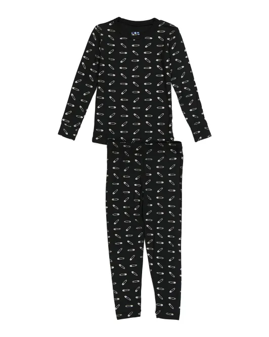 Пижамный комплект с булавками для малышей и маленьких мальчиков Kickee Pants, цвет Midnight
Пижамный комплект с булавками для малышей и маленьких мальчиков Kickee Pants, цвет Midnight