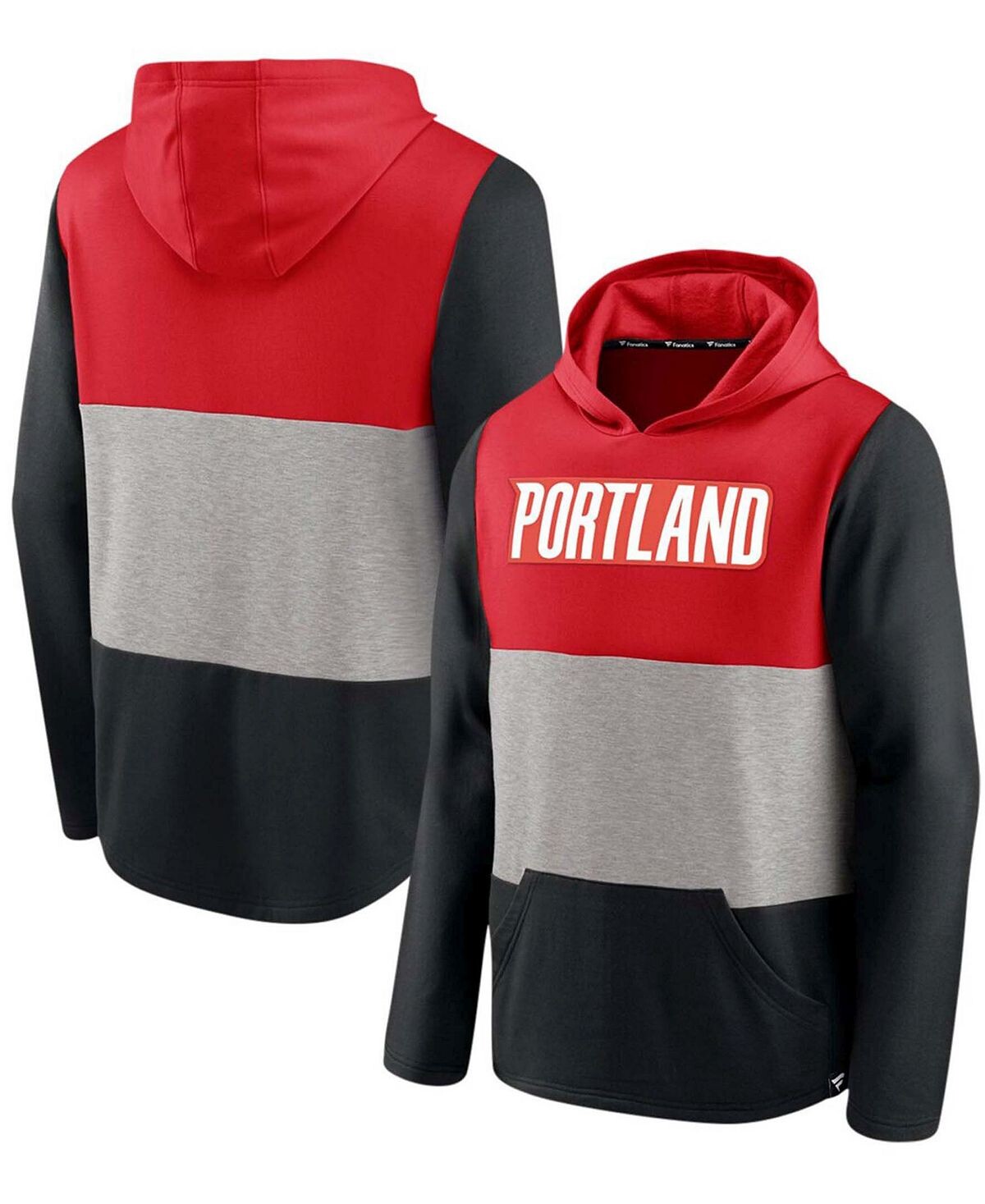 Мужской красный и черный Portland Trail Blazers с линейным логотипом, удобный пуловер трехцветного цвета с капюшоном, толстовка Fanatics
Мужской красный и черный Portland Trail Blazers с линейным логотипом, удобный пуловер трехцветного цвета с капюшоном, толстовка Fanatics