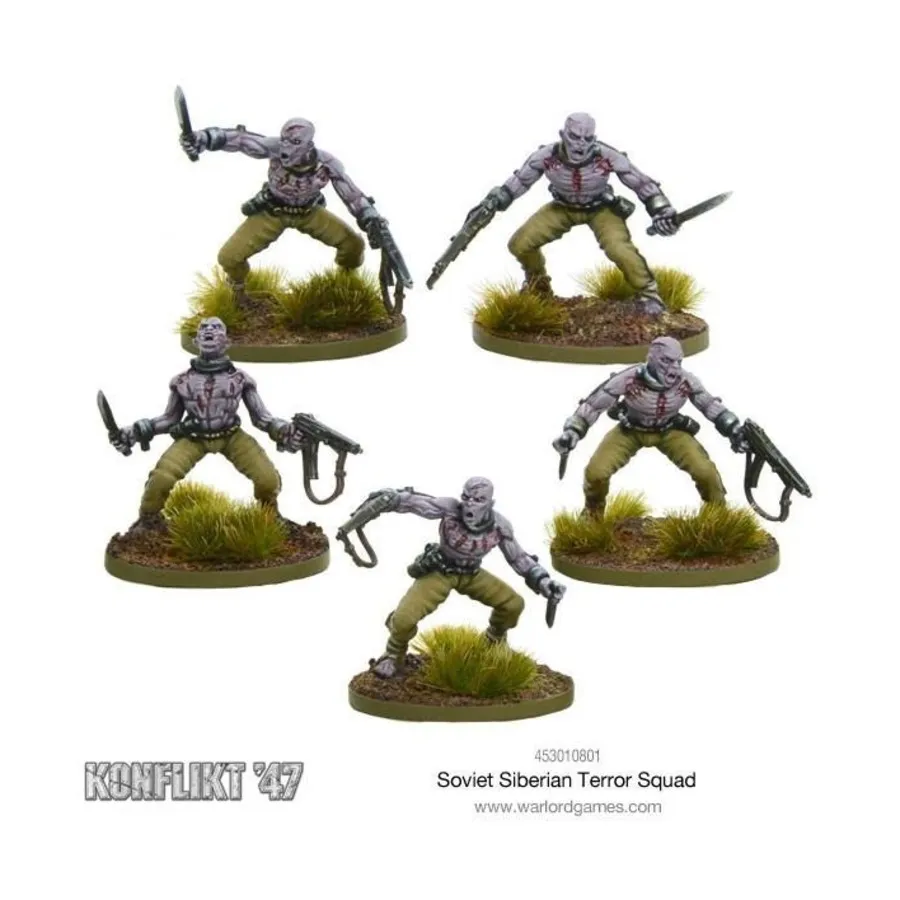 Советский сибирский террористический отряд, Konflikt '47 - Soviet Army (28mm) (Warlord Games)
Советский сибирский террористический отряд, Konflikt '47 - Soviet Army (28mm) (Warlord Games)