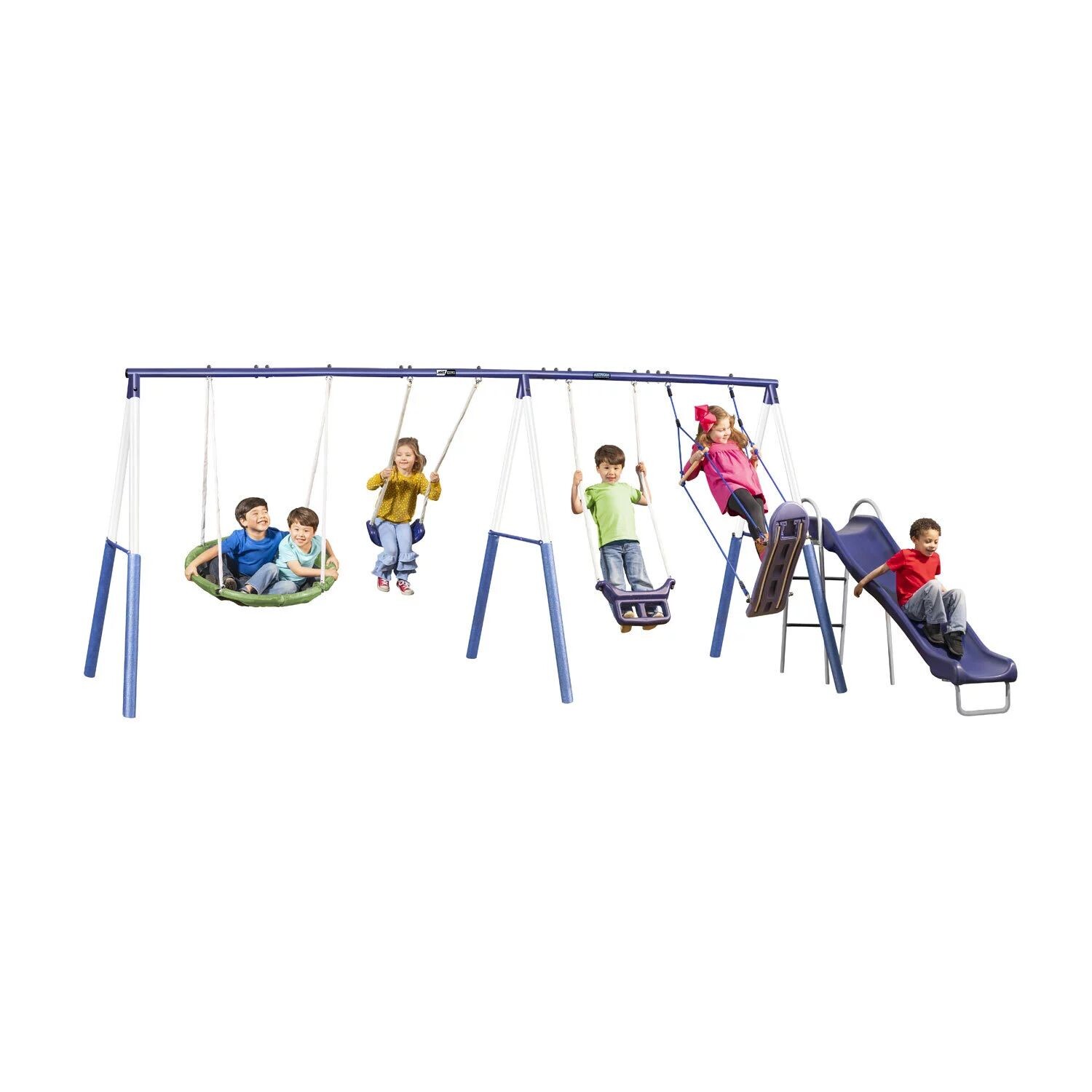 XDP Recreation Surf N Swing 5 станций уличные качели и игровой набор с горкой XDP Recreation
XDP Recreation Surf N Swing 5 станций уличные качели и игровой набор с горкой XDP Recreation