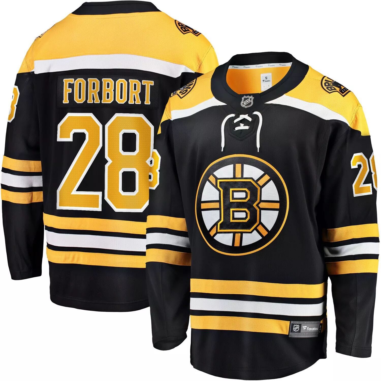 Мужская черная футболка с логотипом Derek Forbort Boston Bruins Home Breaking Player Fanatics, Черный
Мужская черная футболка с логотипом Derek Forbort Boston Bruins Home Breaking Player Fanatics, Черный
