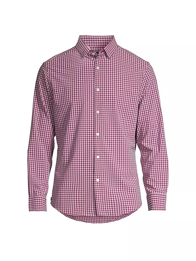 Рубашка на пуговицах в подветренную клетку в клетку Mizzen+Main, цвет garnet gingham
Рубашка на пуговицах в подветренную клетку в клетку Mizzen+Main, цвет garnet gingham