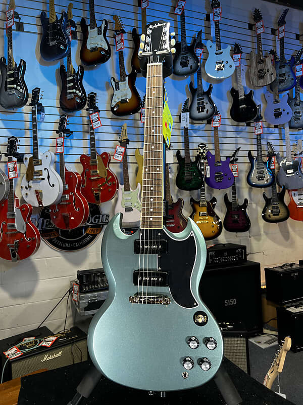 Электрогитара Epiphone SG Special P-90 Electric Guitar - Faded Pelham Blue Authorized Dealer Free Shipping! 769 GET PLEK’D!
Электрогитара Epiphone SG Special P-90 Electric Guitar - Faded Pelham Blue Authorized Dealer Free Shipping! 769 GET PLEK’D!