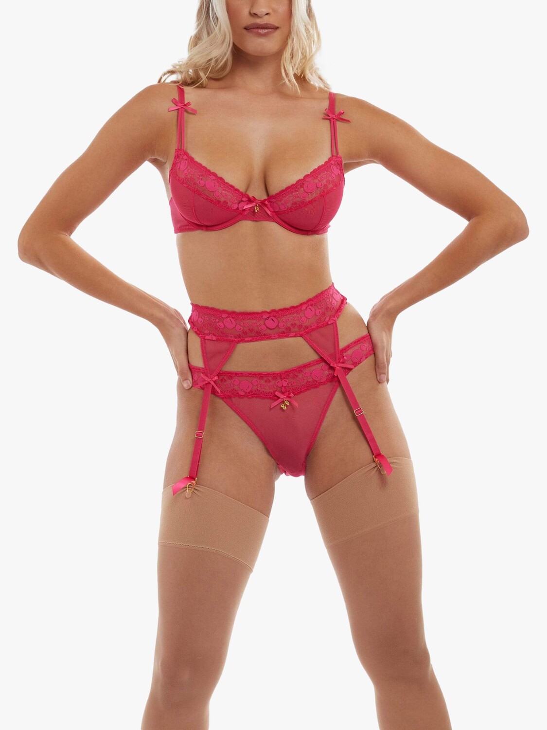 Ремень для чулок Squish x Playful Promises Jordan в сеточку и кружевом вишневого цвета
Ремень для чулок Squish x Playful Promises Jordan в сеточку и кружевом вишневого цвета