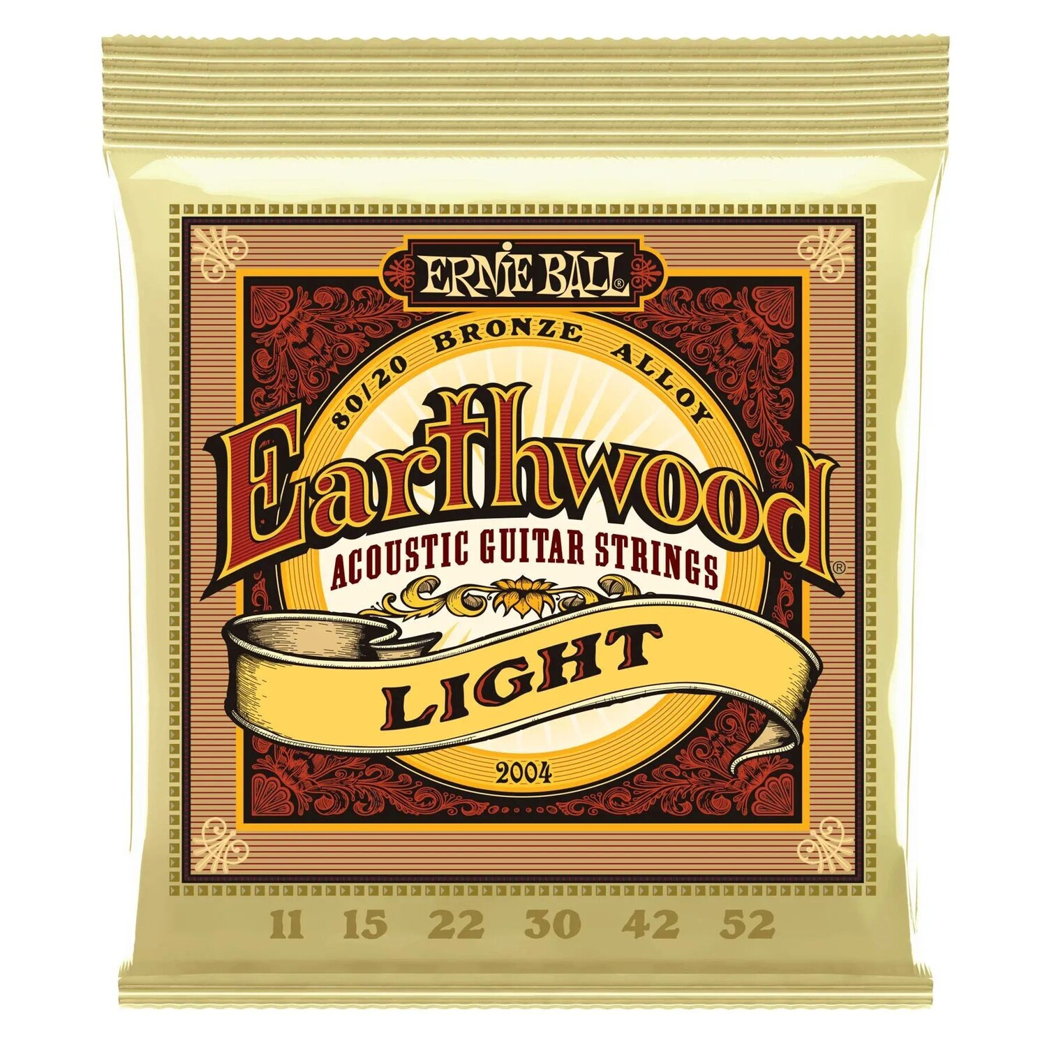 Струны для акустической гитары Ernie Ball 2004 Earthwood 80/20, бронзовые — .011-.052, светлые
Струны для акустической гитары Ernie Ball 2004 Earthwood 80/20, бронзовые — .011-.052, светлые