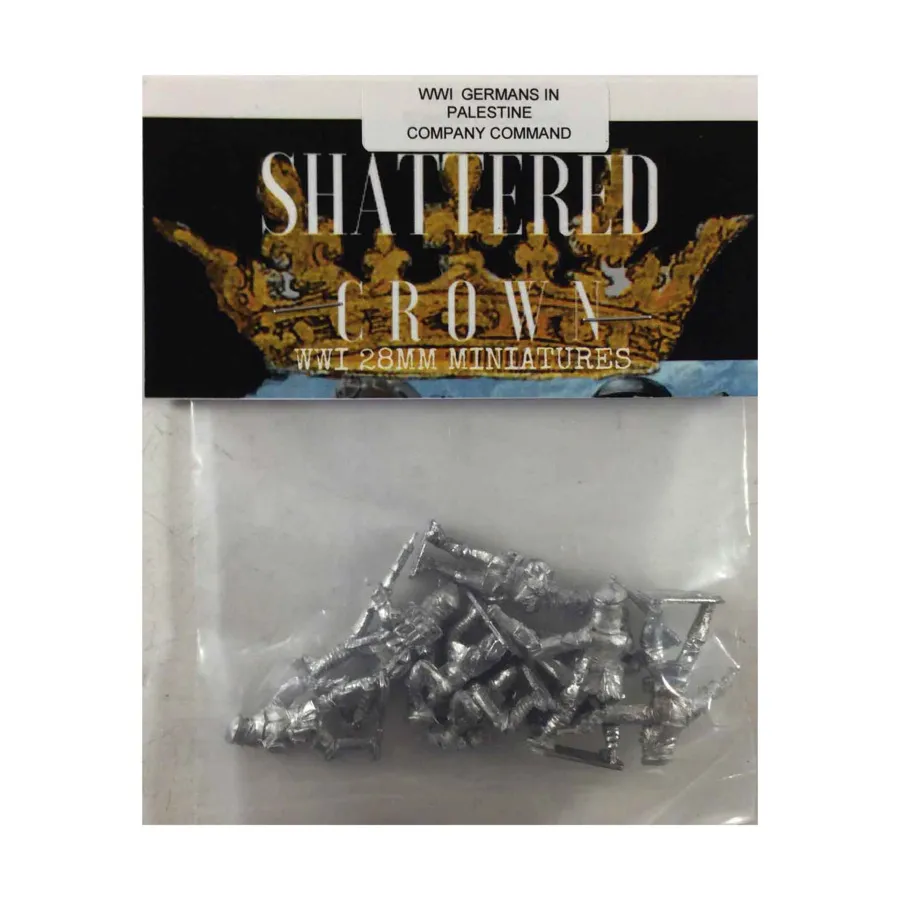 Командование роты ГП, WWI Shattered Crown Miniatures - Germans in Palestine (28mm)
Командование роты ГП, WWI Shattered Crown Miniatures - Germans in Palestine (28mm)