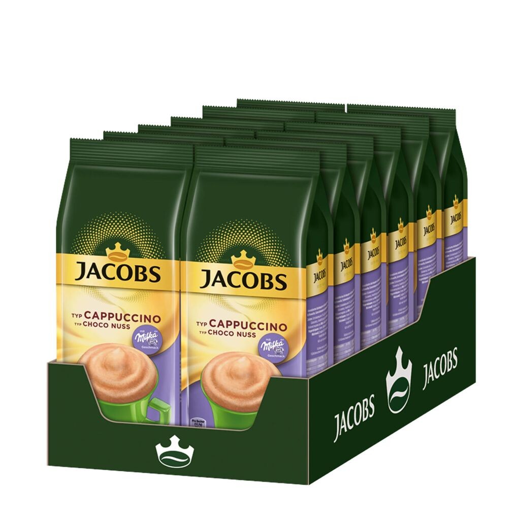 Jacobs Moments Choco Cappuccino Nut, мягкий, с шоколадными нотками, пакетик для запасных частей, 12 x 500 г
Jacobs Moments Choco Cappuccino Nut, мягкий, с шоколадными нотками, пакетик для запасных частей, 12 x 500 г