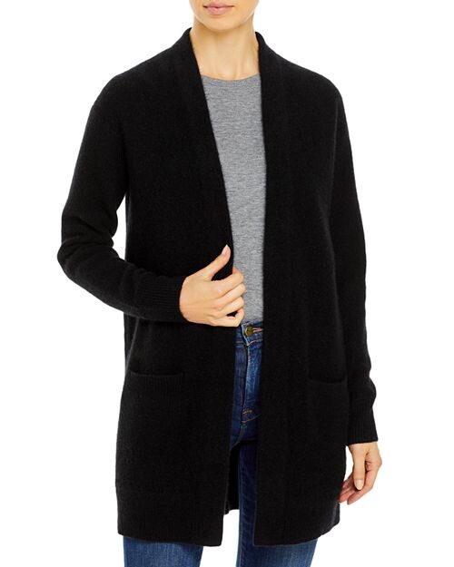 Кашемировый кардиган с открытым передом и начесом C by Bloomingdale's Cashmere, цвет Black
Кашемировый кардиган с открытым передом и начесом C by Bloomingdale's Cashmere, цвет Black