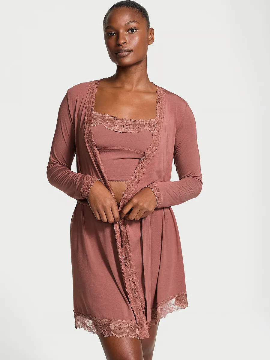 Комплект майки с прямым вырезом из модала и кружевной отделкой Victoria'S Secret, цвет Vintage Rose
Комплект майки с прямым вырезом из модала и кружевной отделкой Victoria'S Secret, цвет Vintage Rose