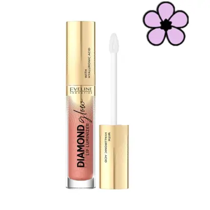 Eveline Diamond Glow Люминайзер для губ с гиалуроновой кислотой 4,5 мл #06 Choco Bons, Eveline Cosmetics
Eveline Diamond Glow Люминайзер для губ с гиалуроновой кислотой 4,5 мл #06 Choco Bons, Eveline Cosmetics