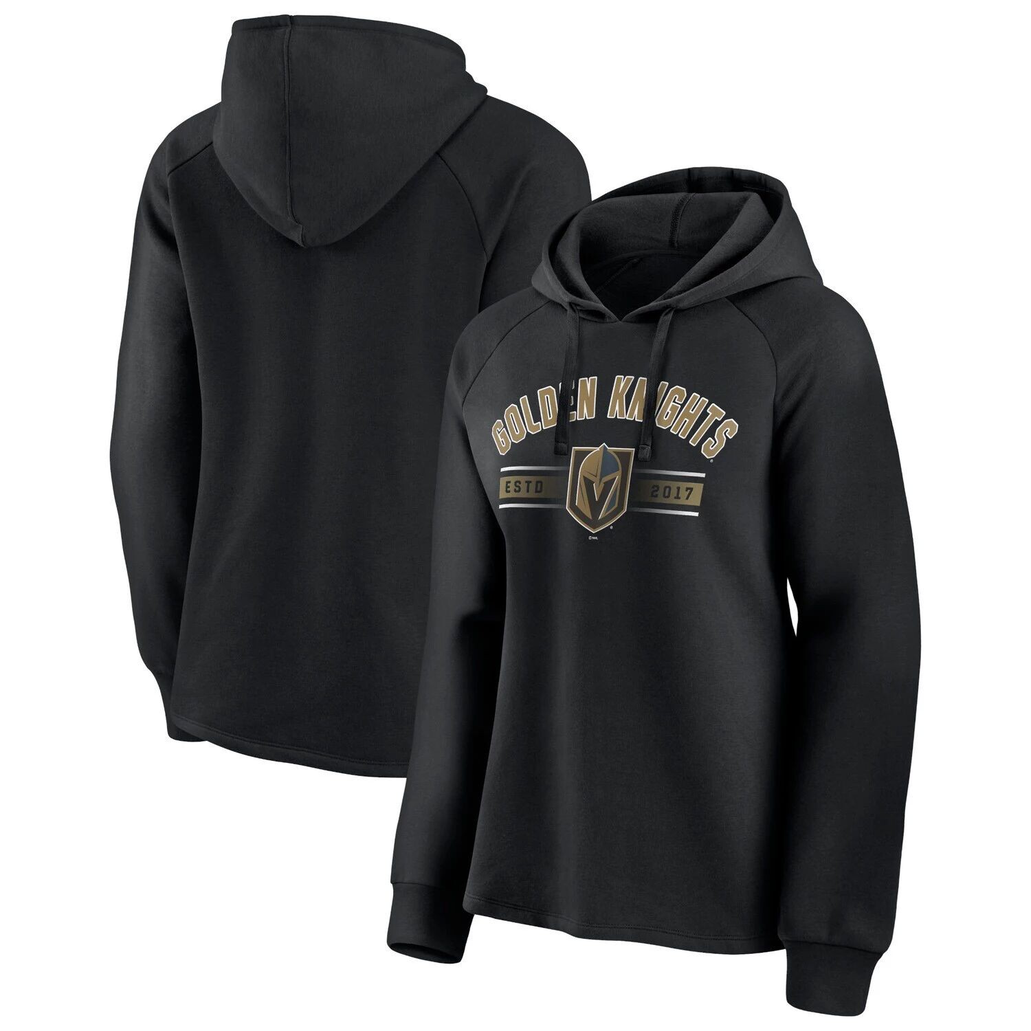 Женский пуловер с капюшоном Fanatics черного цвета с логотипом Vegas Golden Knights Perfect Play реглан Fanatics, Черный
Женский пуловер с капюшоном Fanatics черного цвета с логотипом Vegas Golden Knights Perfect Play реглан Fanatics, Черный