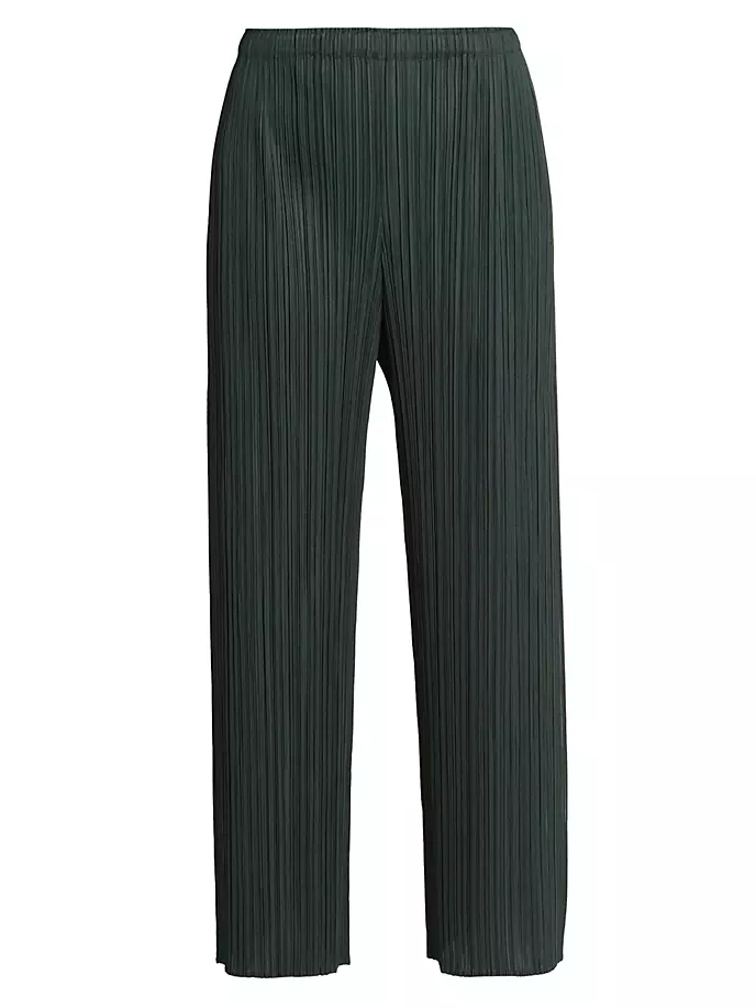 Укороченные брюки со складками до щиколотки Pleats Please Issey Miyake, темно-зеленый
Укороченные брюки со складками до щиколотки Pleats Please Issey Miyake, темно-зеленый
