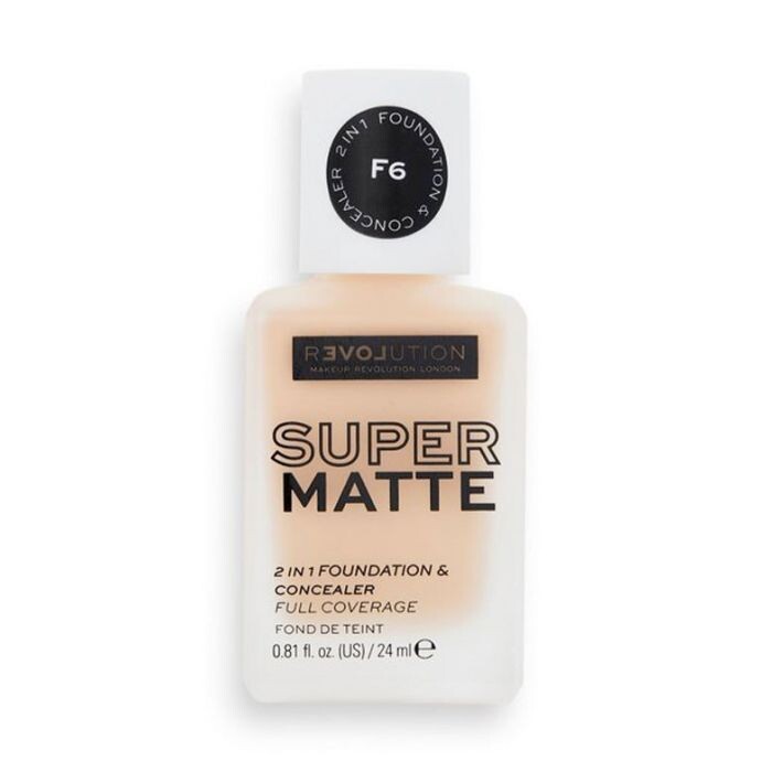 Тональная основа Relove SuperMatte Foundation Base de Maquillaje Revolution, F6
Тональная основа Relove SuperMatte Foundation Base de Maquillaje Revolution, F6
