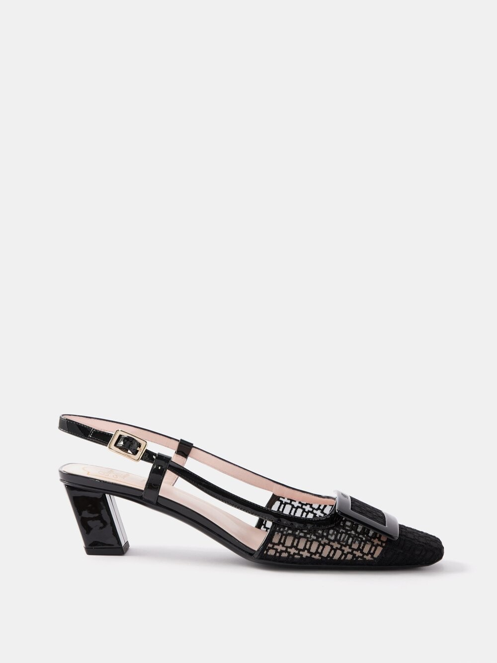Туфли belle vivier 45 из лакированной кожи с пяткой на пятке Roger Vivier, черный
Туфли belle vivier 45 из лакированной кожи с пяткой на пятке Roger Vivier, черный