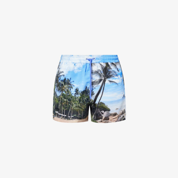 Плавки-шорты Paradise из переработанного полиэстера с графическим принтом Paul Smith, мультиколор
Плавки-шорты Paradise из переработанного полиэстера с графическим принтом Paul Smith, мультиколор