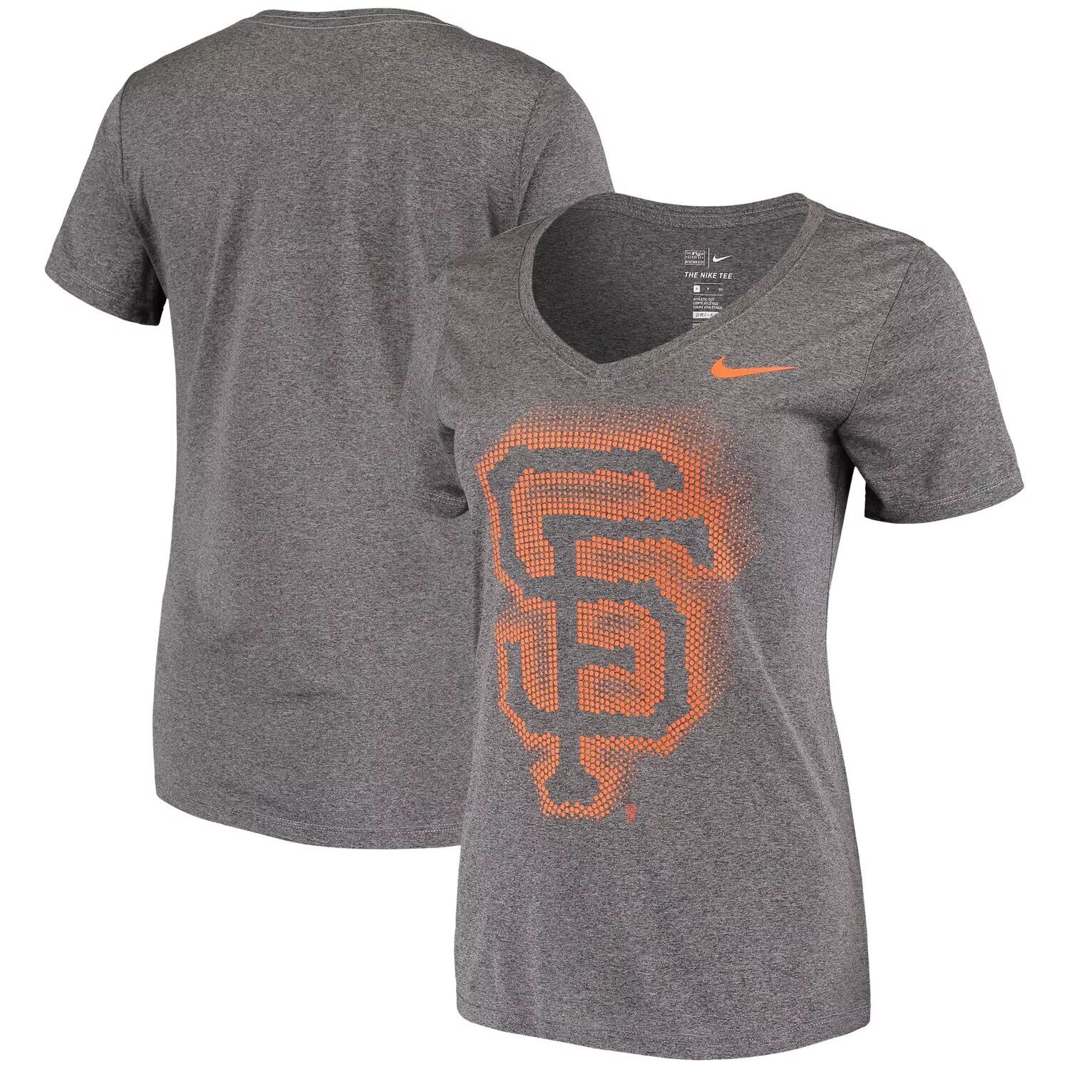 Женская футболка с v-образным вырезом Nike Charcoal San Francisco Giants Fade Legend Performance Nike
Женская футболка с v-образным вырезом Nike Charcoal San Francisco Giants Fade Legend Performance Nike