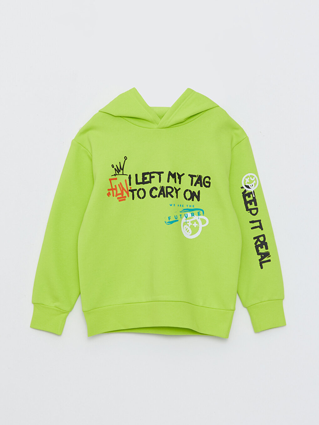 Толстовка с капюшоном и принтом для мальчиков с длинными рукавами LCW Kids, яркий зеленый
Толстовка с капюшоном и принтом для мальчиков с длинными рукавами LCW Kids, яркий зеленый