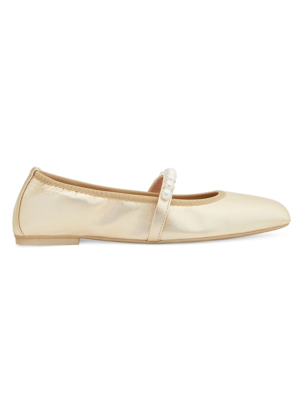 Кожаные балетки Goldie с квадратным носком и эффектом металлик Stuart Weitzman, золотой
Кожаные балетки Goldie с квадратным носком и эффектом металлик Stuart Weitzman, золотой