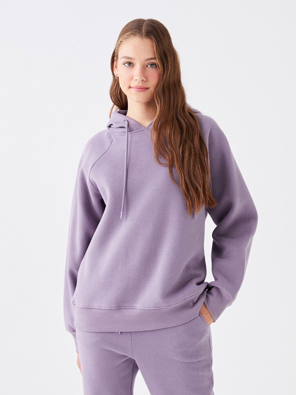 Однотонная женская толстовка оверсайз с длинными рукавами LCW Casual, матовый фиолетовый
Однотонная женская толстовка оверсайз с длинными рукавами LCW Casual, матовый фиолетовый