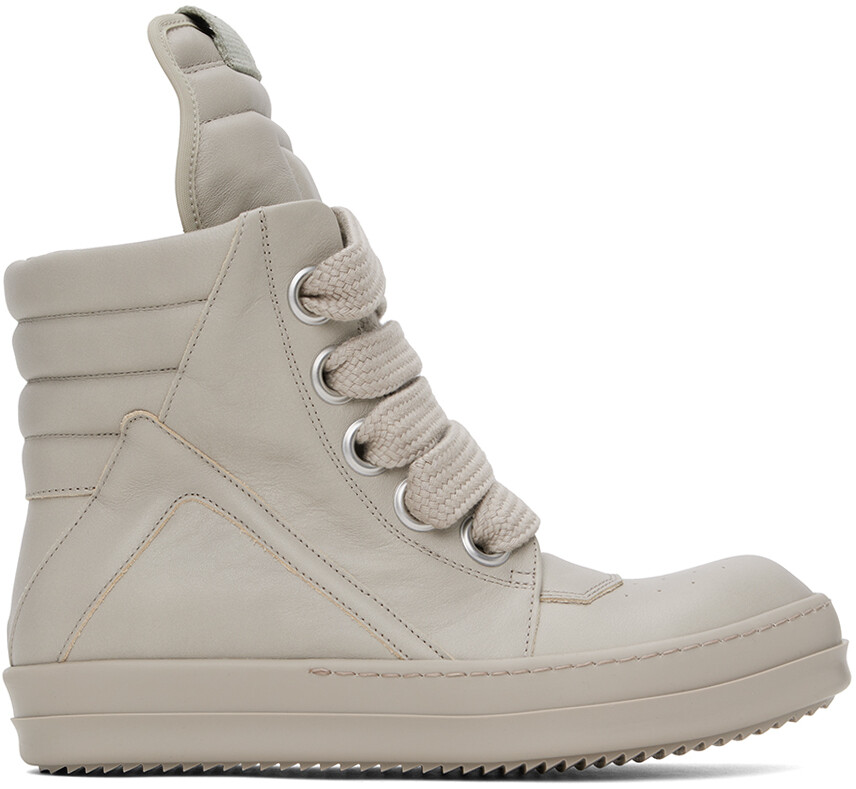 Кремового цвета кроссовки Jumbo со шнуровкой Geobasket Rick Owens, цвет Pearl/Pearl/Pearl
Кремового цвета кроссовки Jumbo со шнуровкой Geobasket Rick Owens, цвет Pearl/Pearl/Pearl