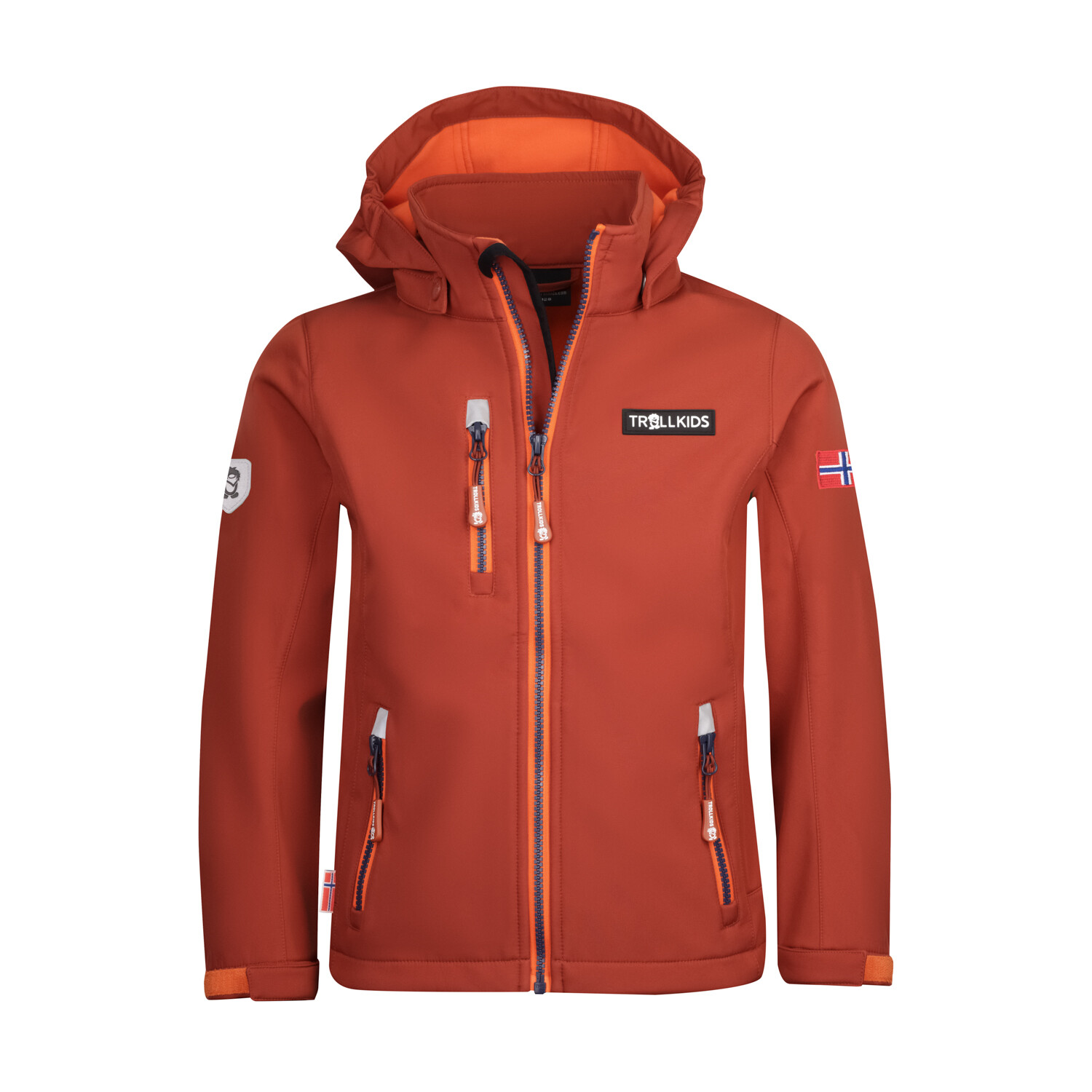 Куртка софтшелл Trollkids Softshell Jacke Preikestolen, цвет Dunkelorange/Hellorange
Куртка софтшелл Trollkids Softshell Jacke Preikestolen, цвет Dunkelorange/Hellorange