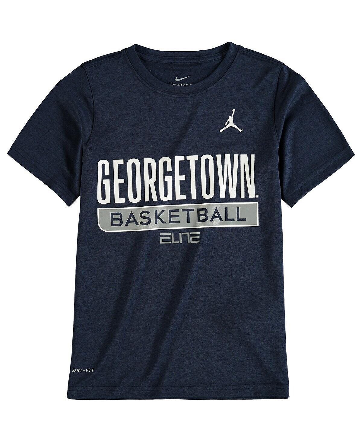Темно-синяя брендовая футболка Big Boys Georgetown Hoyas Basketball Legend Practice Performance. Jordan
Темно-синяя брендовая футболка Big Boys Georgetown Hoyas Basketball Legend Practice Performance. Jordan