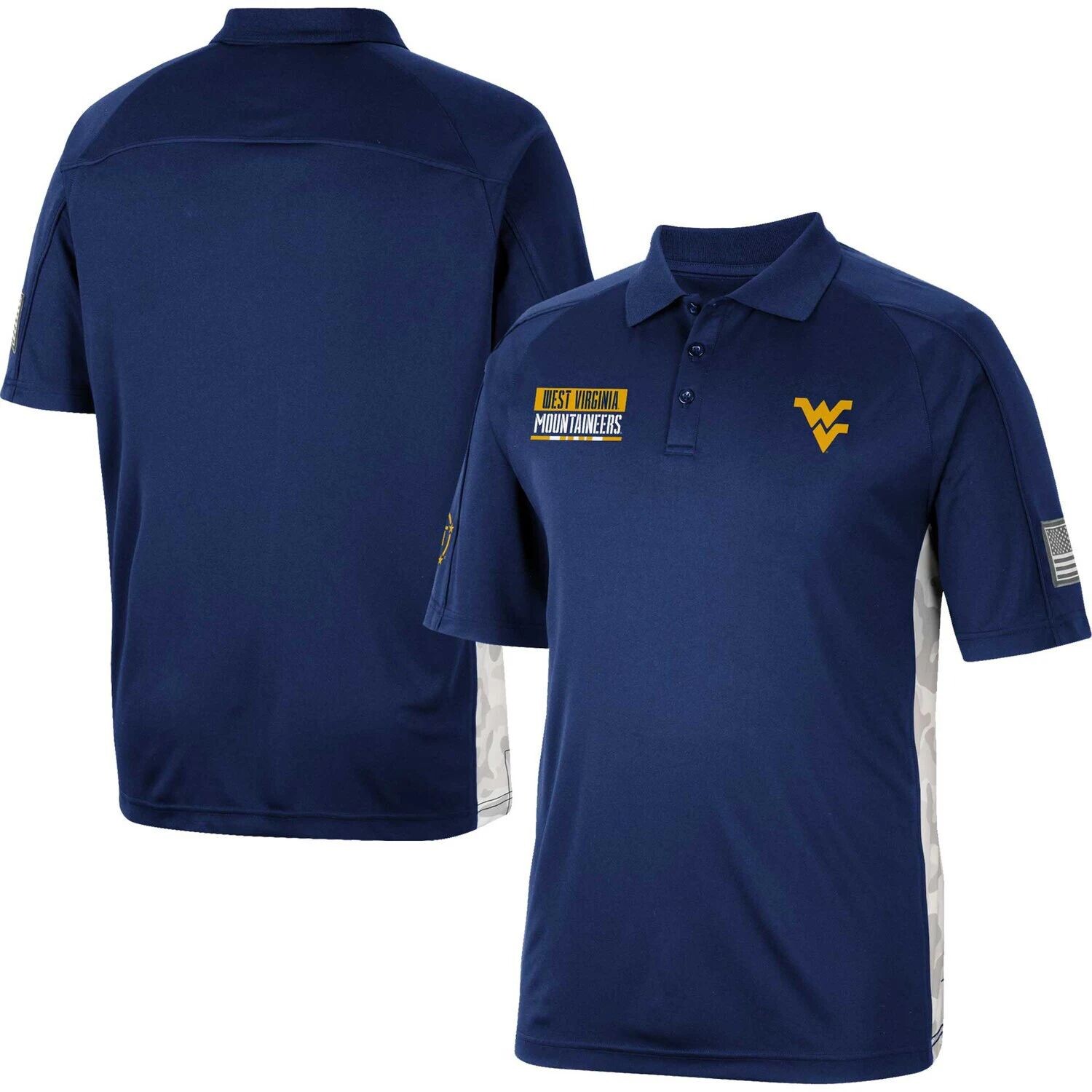 Мужская рубашка-поло с камуфляжным принтом Colosseum Navy West Virginia Mountaineers OHT Military Appreciation Snow
Мужская рубашка-поло с камуфляжным принтом Colosseum Navy West Virginia Mountaineers OHT Military Appreciation Snow
