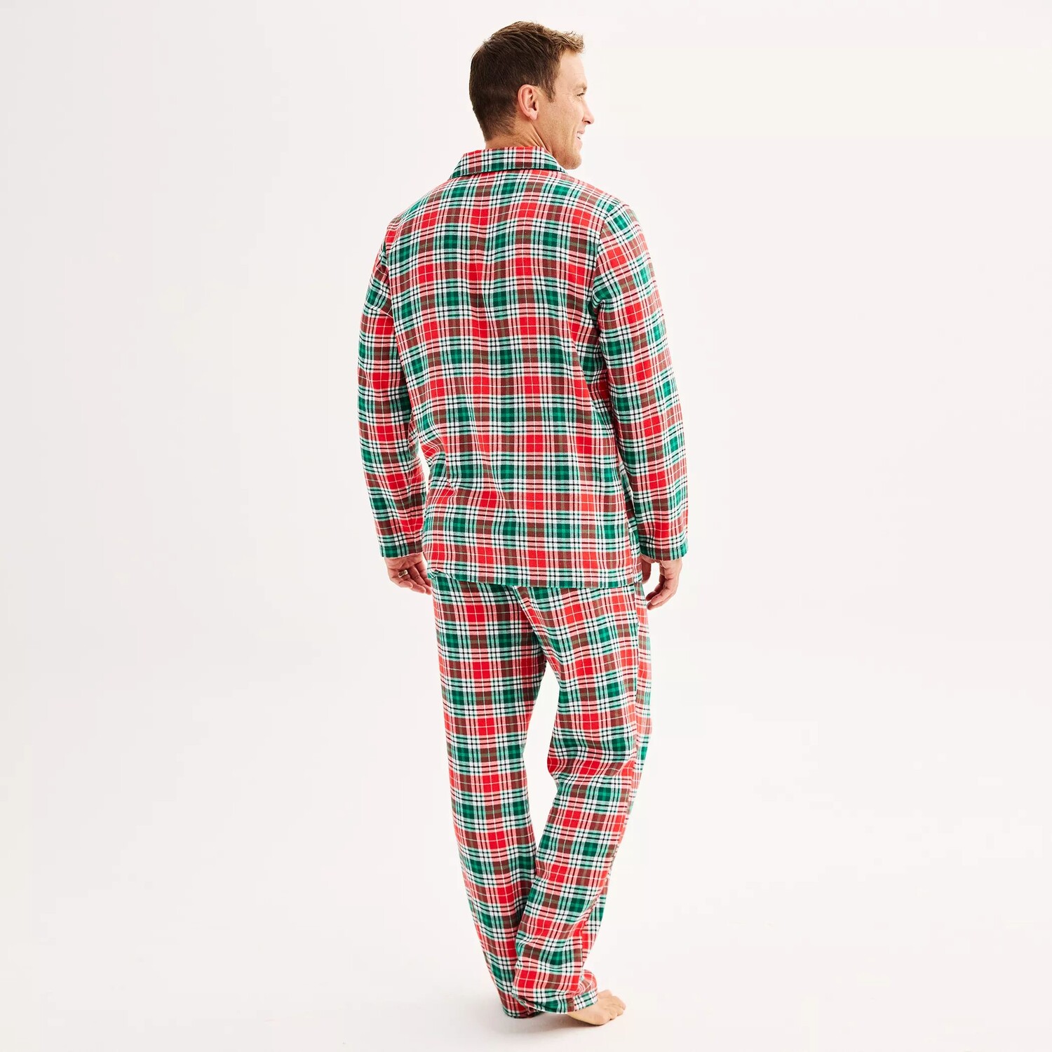 Мужские пижамные комплекты Jammies For Your Families Merry & Bright в клетку, фланелевый пижамный комплект с вырезом сверху и снизу
Мужские пижамные комплекты Jammies For Your Families Merry & Bright в клетку, фланелевый пижамный комплект с вырезом сверху и снизу