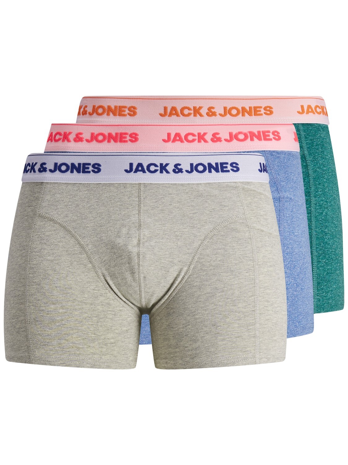 Боксеры Jack & Jones Set 3 шт JACTWIST Trunks s Stretch Unterhose, цвет Grau Blau Türkis
Боксеры Jack & Jones Set 3 шт JACTWIST Trunks s Stretch Unterhose, цвет Grau Blau Türkis