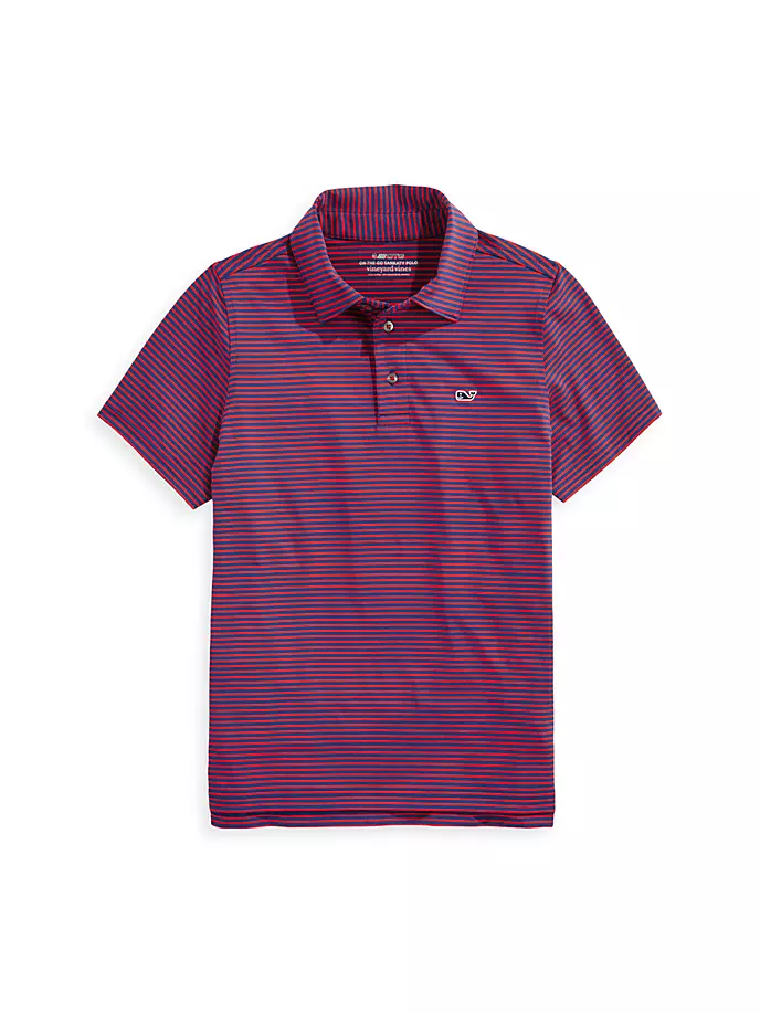 Полосатая футболка-поло для маленьких мальчиков и мальчиков Vineyard Vines, красный
Полосатая футболка-поло для маленьких мальчиков и мальчиков Vineyard Vines, красный